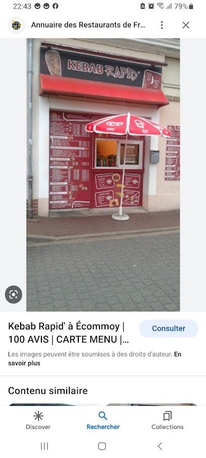 Kebab Rapid', Kebab à Écommoy